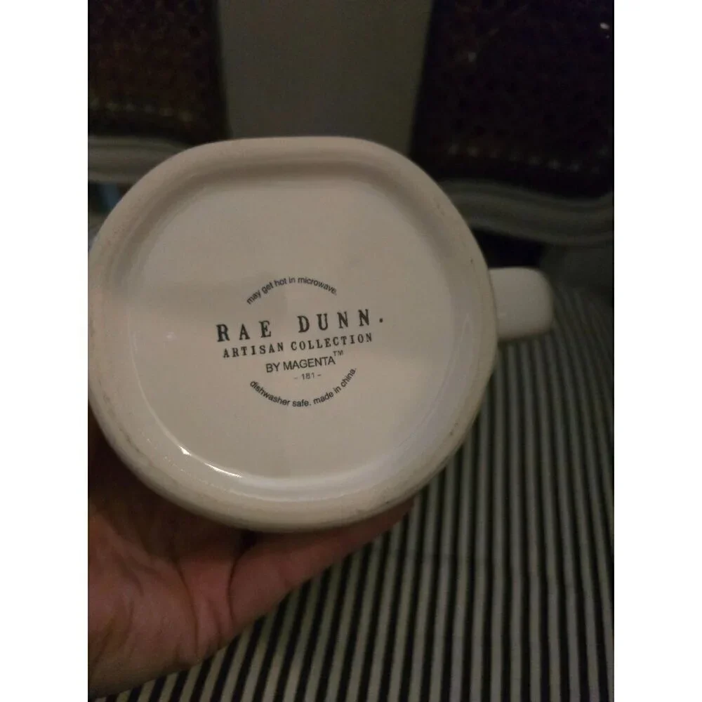 NWT Rae Dunn Halloween Boo Coffee Mug White Black Writing 2020